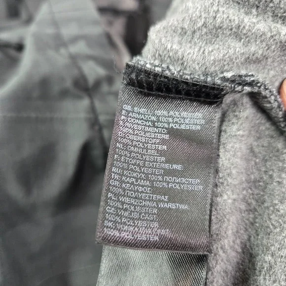 The North Face Women Jacket Medium Gray Hooded Dryvent Pockets Full Zip READ - Picture 15 of 16